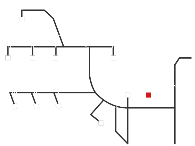 レストランまでの地図